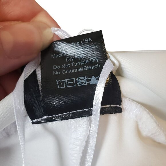 NEW Heros White The Tennis Swim Pleated Preppy Mini Skirt Athletic Workout Cute - Picture 8 of 11